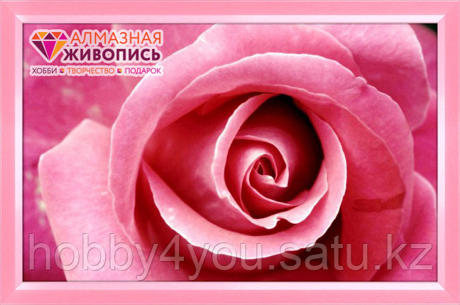 Картина стразами "Бутон розы", 25*40см, фото 2