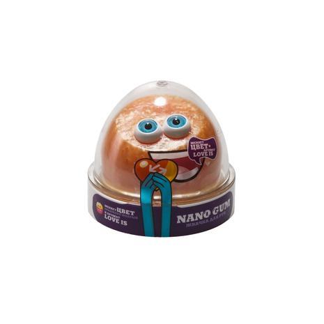 Жвачка для рук Nano Gum Оранжево-желтый с ароматом "Love is" 50гр