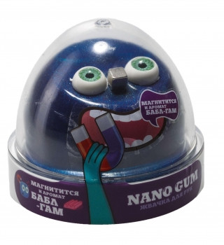Пластилин для лепки "Жвачка для рук "Nano gum", сиренево-розовый", 50 гр.