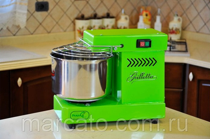 Famag GRILLETTA IM 5 GREEN зеленый спиральная домашняя тестомешалка и хлебопекарни