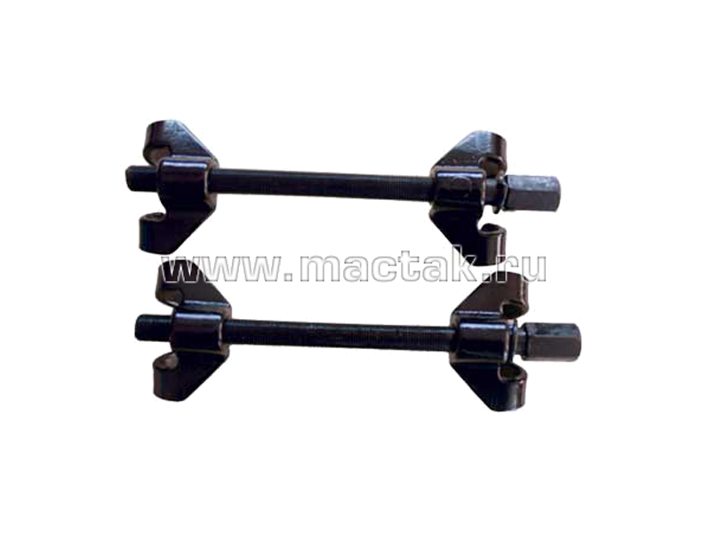 Стяжка амортизаторных пружин, 270 мм, воронёная, двойной крюк, 2 предмета МАСТАК 100-03270 - фото 1 - id-p4009748