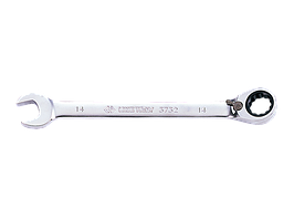 Ключ трещоточный комбинированный с флажковым переключением 11 мм KING TONY 373211M