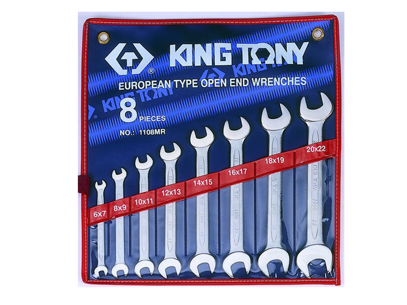 Набор рожковых ключей, 8-23 мм, 6 предметов KING TONY 1106MR