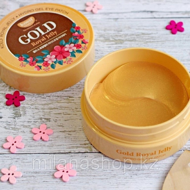Koelf Gold & Royal Jelly Hydrogel Eye Patch 60 шт - Гидрогелевые патчи для век с золотом
