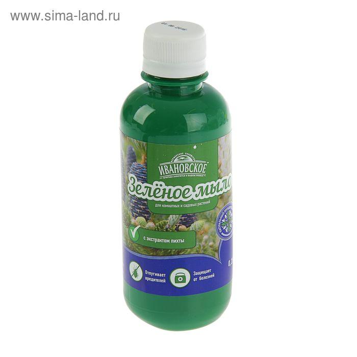 Зеленое мыло с пихтовым экстрактом, Ивановское, 0,25л