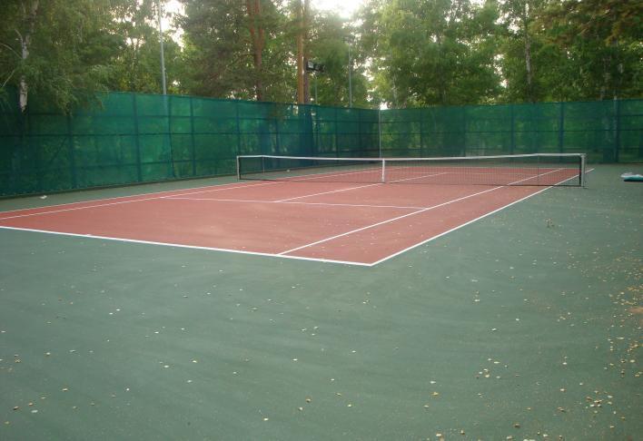 Теннисный корт для дачи