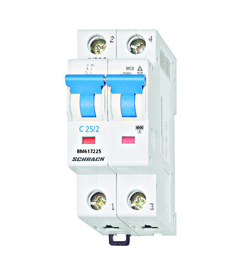 Автоматический выключатель 1-полюс+N 25А