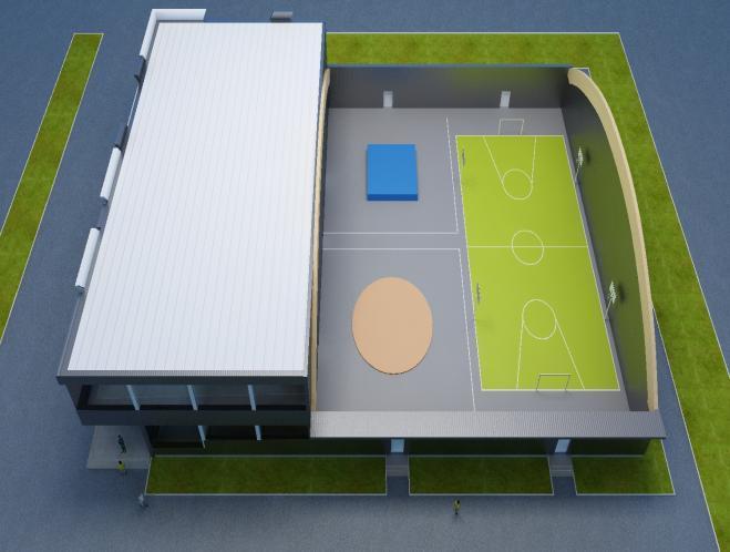 Строительство футбольного поля
