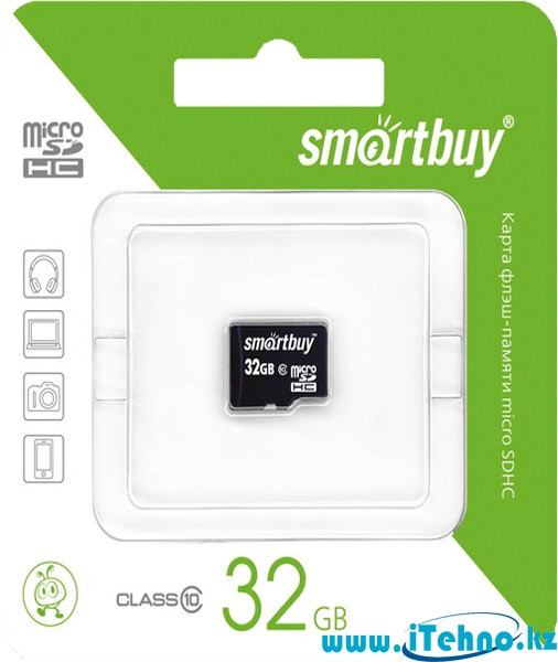 Карта памяти MicroSDHC Smartbuy 32 gb - Class 10