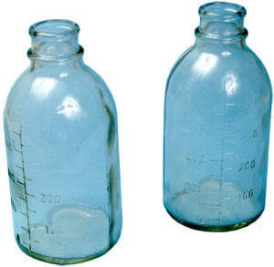 Бутылка БК3--50 мл с гладкой горловиной,градуированный - фото 1 - id-p57839985