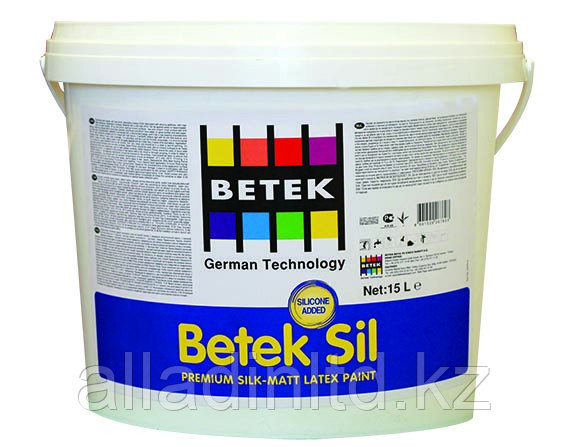 Краска Силиконовая Супермоющаяся BETEK MOMENTO SIL 15 LT(25кг)