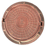 Люк полимерно-песчаный 15 тонн ТИП "Т" черный,серый,красный люки, пластиковые люки, фото 3