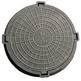 Люк полимерно-песчаный 25 ТИП "ТМ", люк пластиковый, фото 3