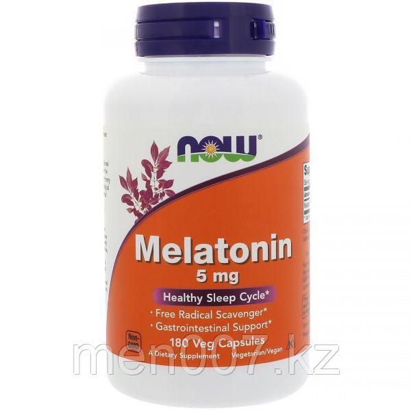 БАД Мелатонин 5 мг (180 капсул) Now Foods