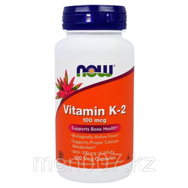 БАД Витамин K-2 100 мкг. (100 капсул) Now Foods