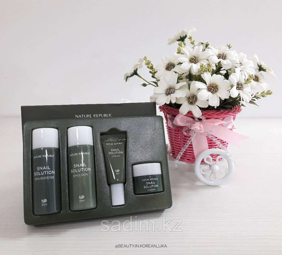 Nature Republic snail solution trial kit Анти-эйдж улиточный минисет Nature Republic