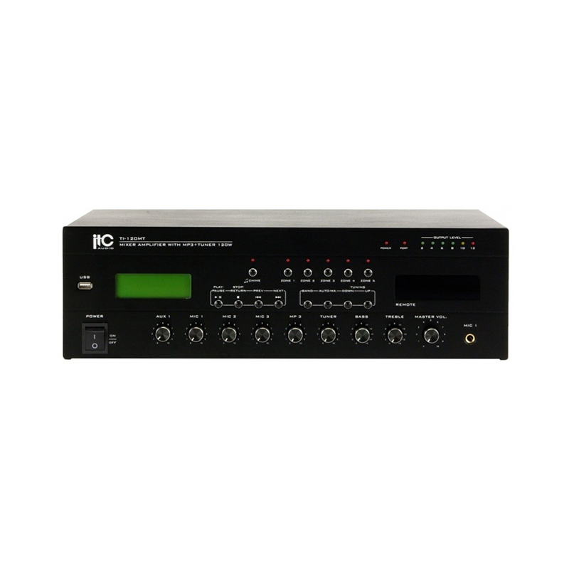 ITC TI-120MT Микширующий усилитель 120Вт z MP3/FM