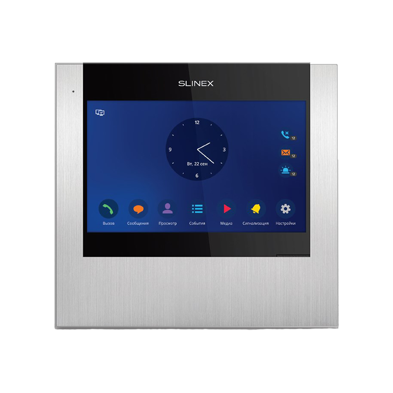 SLINEX Dirk 7'' цветной сенсорный TFT монитор домофона 16:9