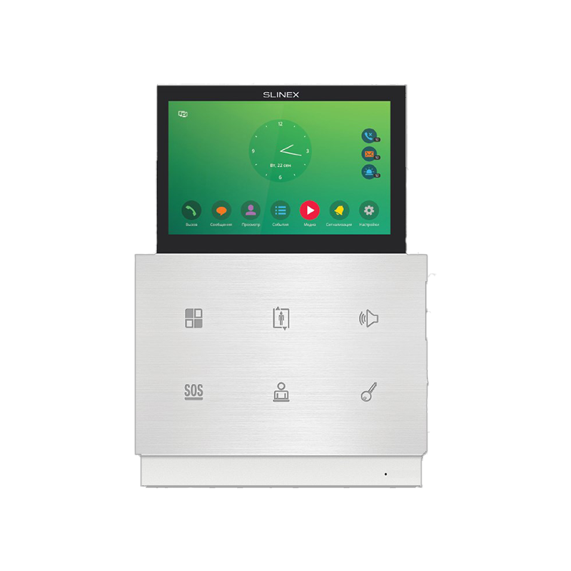 SLINEX Zian 7'' цветной сенсорный TFT монитор домофона 16:9
