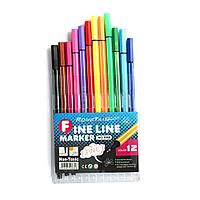 Набор лайнеров Fine Line (капиллярные ручки) 12 цветов