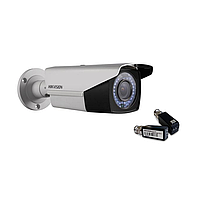 Hikvision DS-2CE16D1T-IR3Z (2,8-12 мм) + DS-1H18 HD TVI 1080P Уличная видеокамера Комплект