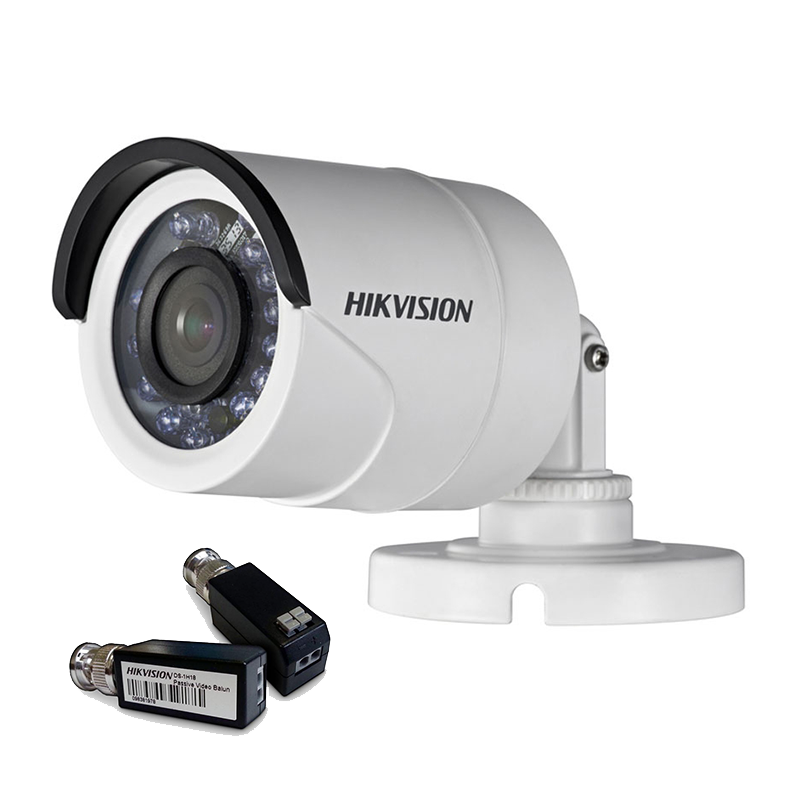 Hikvision DS-2CE16D1T-IRP (2,8 мм) + DS-1H18 HD TVI 1080P ИК уличная видеокамера  Комплект