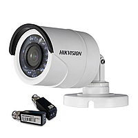 Hikvision DS-2CE16D1T-IRP (2,8 мм) + DS-1H18 HD TVI 1080P ИК уличная видеокамера Комплект
