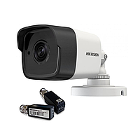 Hikvision DS-2CE16F7T-IT (3.6 мм) + DS-1H18 HD TVI 3МП EXIR уличная  видеокамера Комплект