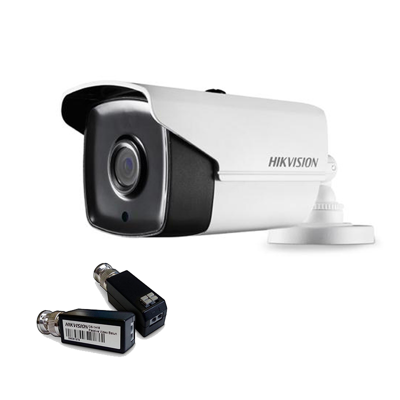 Hikvision DS-2CE16F1T-IT3 (3,6 мм) 3Мп уличная видеокамера+ DS-1H18 Комплект