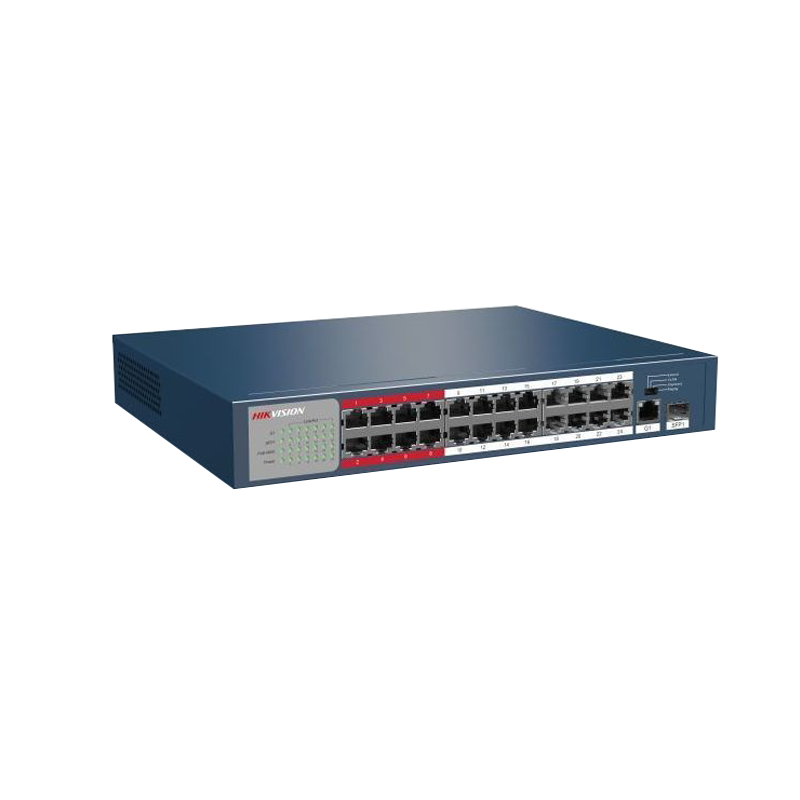 Hikvision DS-3E0326P-E/M PoE свитч 24-портовый