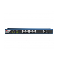 Hikvision DS-3E1318P-E PoE свитч 16-портовый