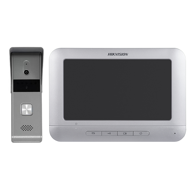 Hikvision DS-KIS203 Комплект DS-KB2421-IM (вызывная панель) + DS-KH2220 (монитор 7“)
