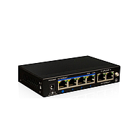 UTEPO UTP3-SW04-TP60 Коммутатор 4-портовый неуправляемый PoE 1080р
