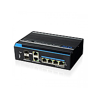 UTEPO UTP7204GE-HPOE Коммутатор 4-портовый гигабитный неуправляемый PoE+ 2 uplink порта
