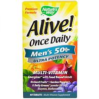 Мультивитамин для мужчин старше 50 лет Nature's way alive США (60 таблеток)