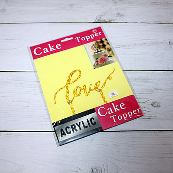 Топперы "love" (1 шт)