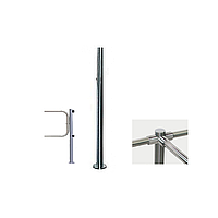 PERCo-BH02 2-16 Трехсторонняя стойка с отверстием под стопорный механизм поворотной секции