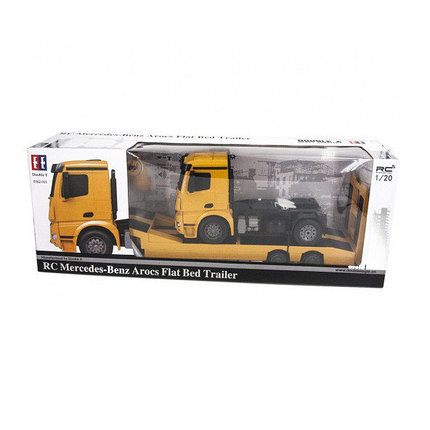 Радиоуправляемый автовоз Mercedez-Benz Arocs Flat Bed Trailer MZ 1:20 - E562-003 Double Eagle, фото 2