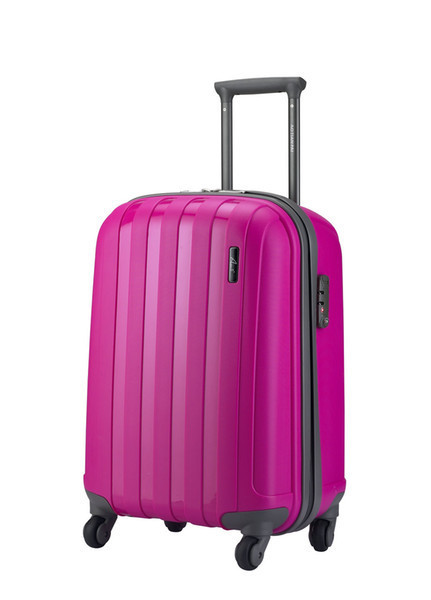 Пластиковый чемодан средний" Aotian " ярко-розового цвета