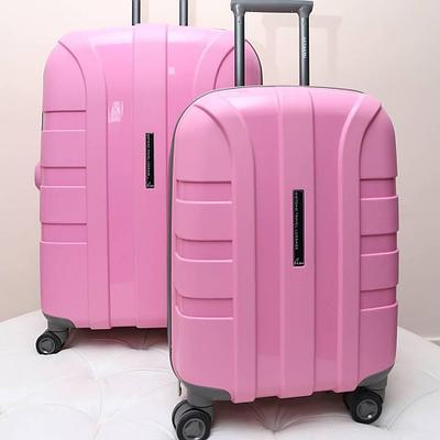 Светло-розовый чемодан " Aotian " средний