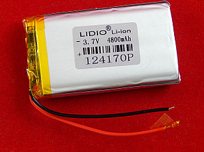 Аккумулятор Li-Pol 4800мАч 3.7В (Литий полимерный) 12*41*70