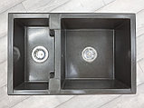 Мойка SOFI S-250 кухонная из искусственного камня квадратная, фото 5