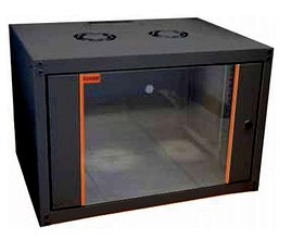 Настенный односекционный шкаф, 19" 600 х 450 мм, 7U, серии Ecoline