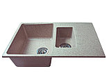 Мойка SOFI S-450 кухонная из искусственного камня квадратная, фото 2