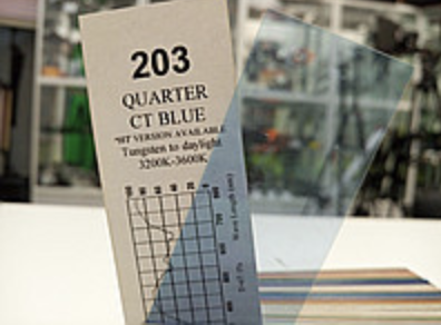 Cotech 203 QUARTER CT BLUE светофильтр для осветительных приборов, метр, фото 2