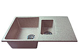 Мойка SOFI S-450 кухонная из искусственного камня квадратная, фото 3