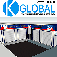 Автосервис Пункт Замены Масла за 28 дней под ключ в Алматы, утепленный из сэндвич-панелей