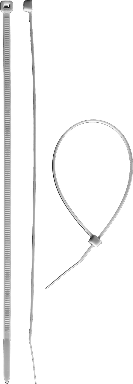 Хомуты нейлоновые белые, 2.5 x 150 мм, 100 шт,ЗУБР (309010-25-150)