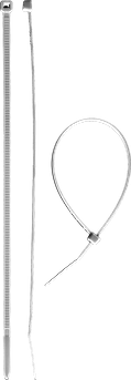 Хомуты нейлоновые белые, 2.5 x 150 мм, 100 шт,ЗУБР (309010-25-150)