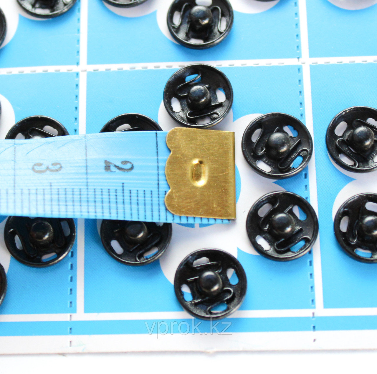 Кнопки пришивные, металлические, черные, 8 мм - фото 2 - id-p57904732